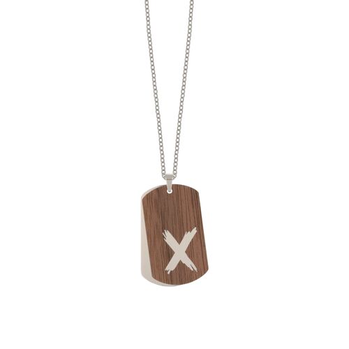 Halskette Yuno "Xtreme" | Holzschmuck | Männerschmuck | Holz Nuss