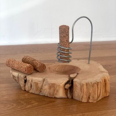Burner and cade wood sticks. Provençal incense unique piece.