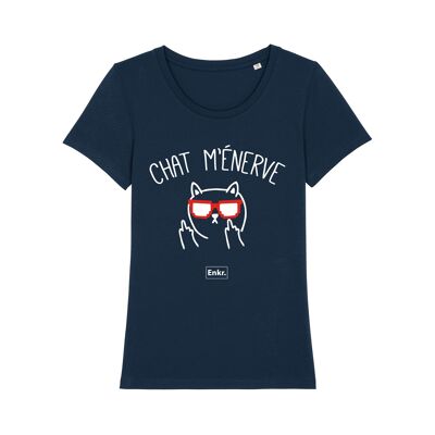 CAMISETA NAVY CHAT ME ENOJA