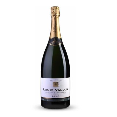 Louis Vallon Magnum Crémant de Burdeos blanco crudo