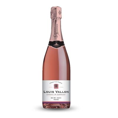 Louis Vallon Crémant de Bordeaux Halbtrockener Rosé