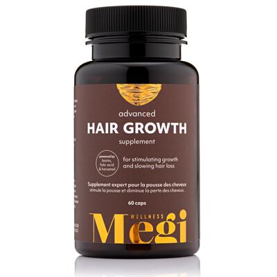 Supplément pour la croissance des cheveux Megi Wellness