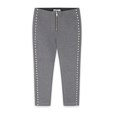 Leggings punto gris niña Rocking The City - KG03L401G2