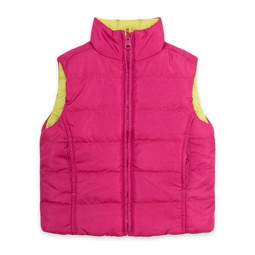 Chaleco reversible capucha rosa amarillo niña Dream Dancer - KG03C501Y2