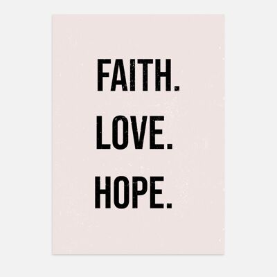 Affiche Poster - Faith Love