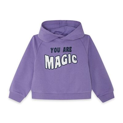 Sudadera punto lila niña Cosmic Magic - KG03S603L1