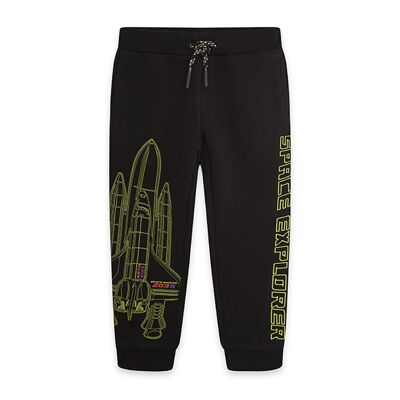 Pantalón largo punto negro niño Space Explorers - KB03P304X1