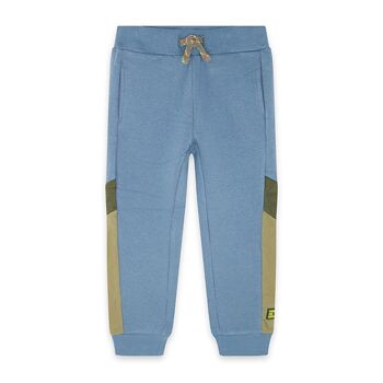 Pantalon long bleu en maille pour garçon Parcs Nationaux - KB03P402B4 1