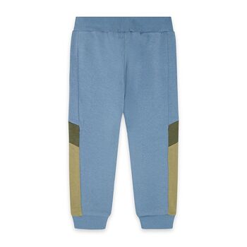 Pantalon long bleu en maille pour garçon Parcs Nationaux - KB03P402B4 2