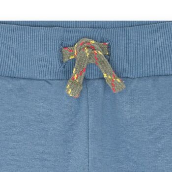 Pantalon long bleu en maille pour garçon Parcs Nationaux - KB03P402B4 3