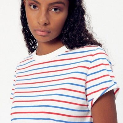 T-shirt Mariniere Marie Loose Tricolor stripes