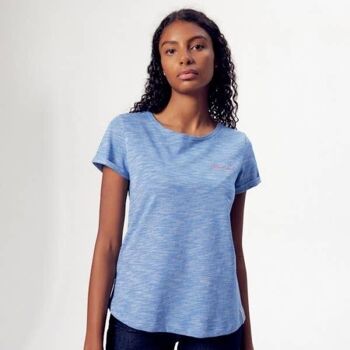 Tee shirt Maryse Bordé "La French Touch" Bleu 2