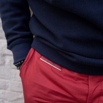 Chino Leger Clarky Coupe Slim Rouge 3