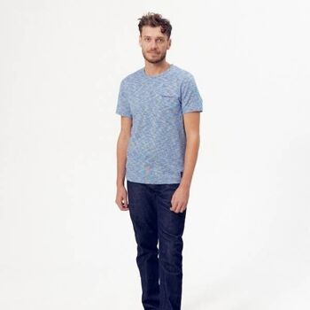 Tee shirt Baptiste Bordé "La French Touch" Bleu 3