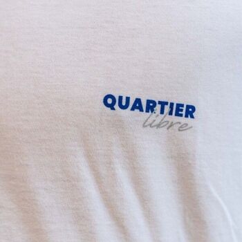Tee shirt Cory Print "Quartier Libre" Ecru Clair 3