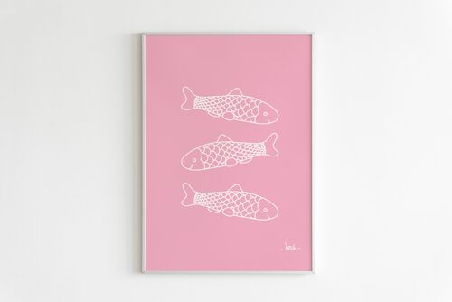 Affiche 'Pink Fish'