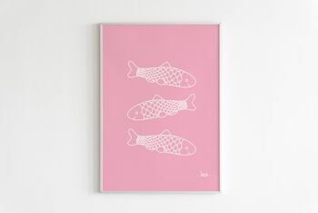 Affiche 'Pink Fish'