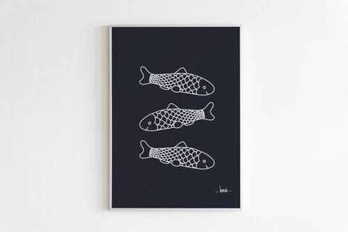 Affiche 'Navy Fish'