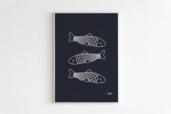 Affiche 'Navy Fish' 1