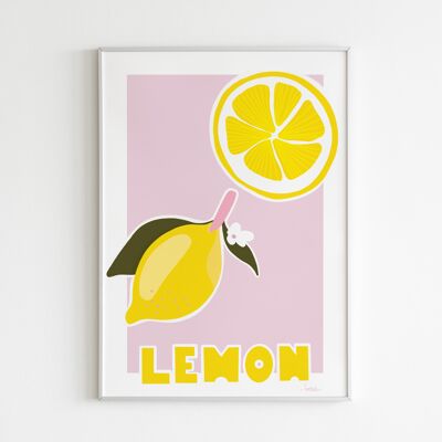 Plakat 'Zitrone'