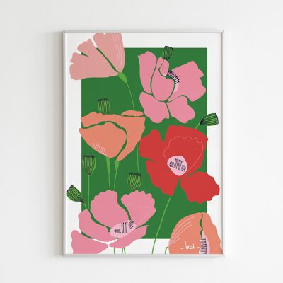 Poster 'Poppies'