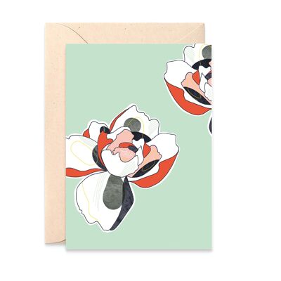 Tarjeta 'Flor Japonesa'