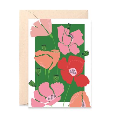 Poppies card