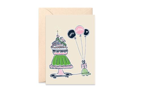 Carte 'Birthday tortoise'