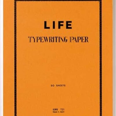 Life Typing Paper -- A4
