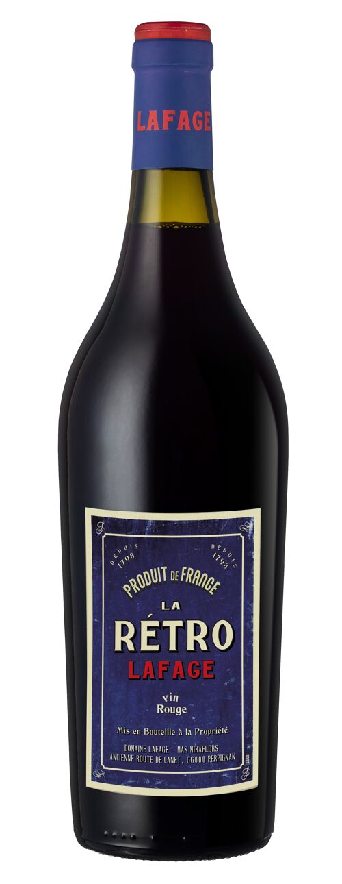 La Rétro - Rouge -  75cl - Domaine de Lafage - Vin de France (Languedoc)