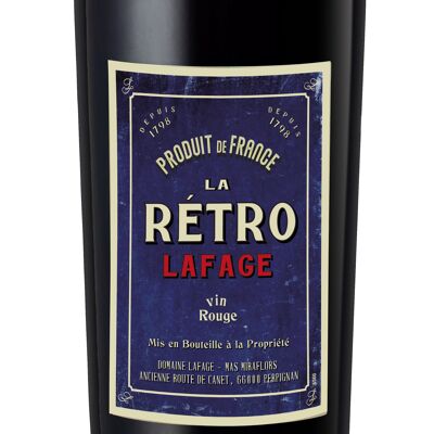 La Rétro - Rouge -  75cl - Domaine de Lafage - Vin de France (Languedoc)
