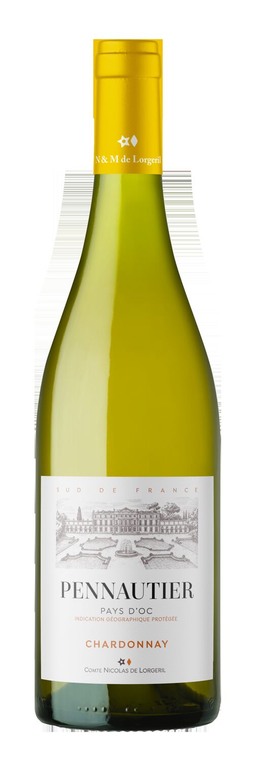 Chardonnay de Pennautier - Blanc - 75cl - Maison Lorgeril - Vin de Pays d'Oc