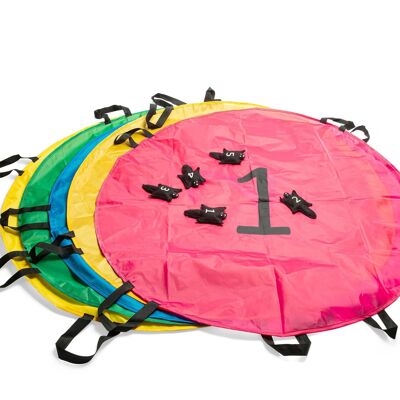 Squirrel Parachutes - Catch and Throw game - Outdoor - Active Play - Kids - BS Toys