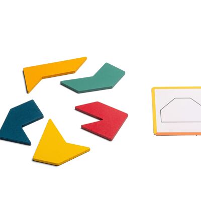 Pointy Puzzle - rompecabezas de madera - niños - BS Toys