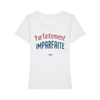 PERFECTLY IMPERFECT WHITE TSHIRT