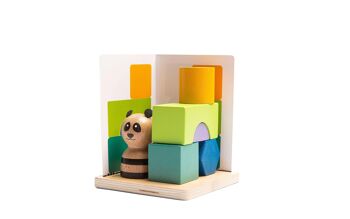 Puzzle en bois Panda - puzzle pour enfants - BS Toys 1