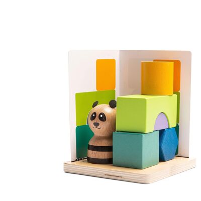 Panda Wooden Puzzle - kids puzzle - BS Toys