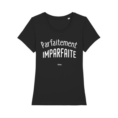 PERFECTLY IMPERFECT BLACK TSHIRT