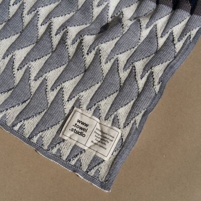 Asciugamano da palestra foresta origami | Beige sabbiato