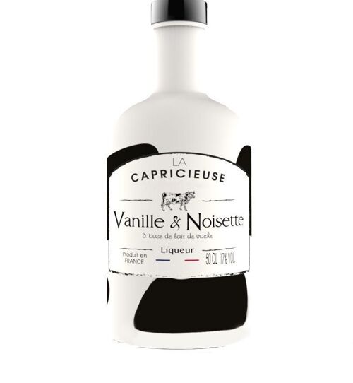 La liqueur Capricieuse - Vanille & Noisette
au lait de vache