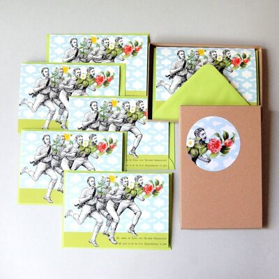 Gift box with 6 greeting cards