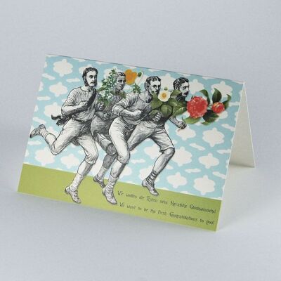 100 greeting cards: We want to be the first ...