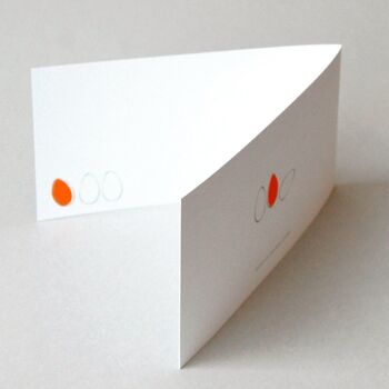 10 cartes de Pâques avec enveloppes orange : Joyeuses Pâques ! 2