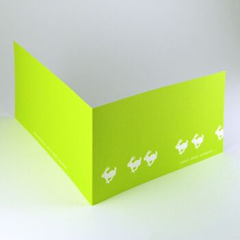 10 cartes de Pâques vertes recyclées avec enveloppes : Maintenant, vite... 2