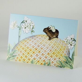 100 cartes de Pâques : des lapins avec des ailes