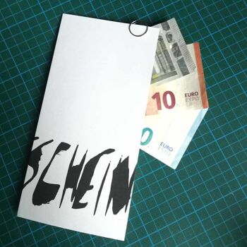 20 cartes de recyclage pour bons d'achat et cadeaux en espèces (avec enveloppes) 2