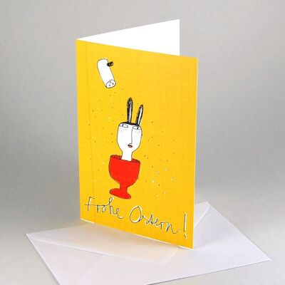 10 cartes de Pâques amusantes avec enveloppes : Joyeuses Pâques !