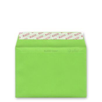 10 cartes de vœux recyclées avec enveloppes vertes : Bonne chance 3