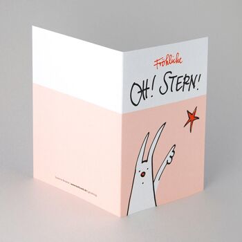 10 cartes de vœux de recyclage rouge foncé avec enveloppe : Félicitations ! 2