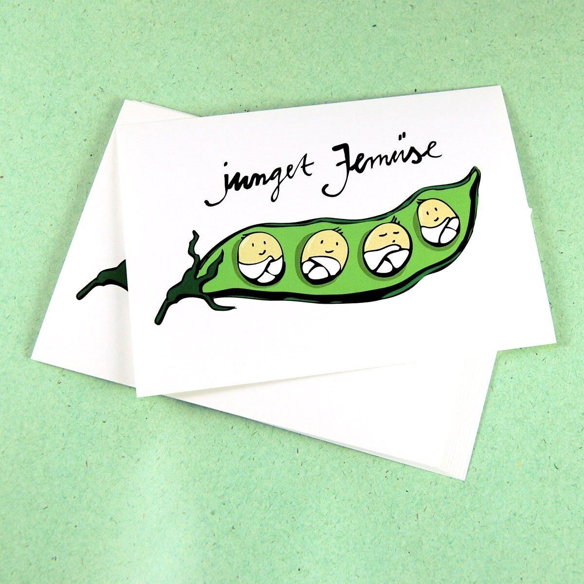 10 cartes postales en dialecte berlinois : jeune Jemüse